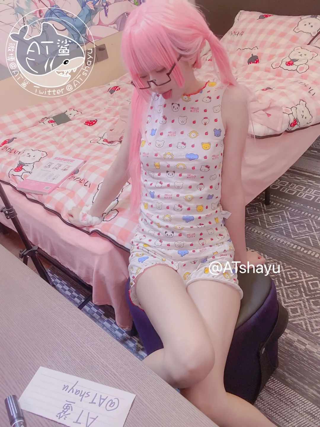 AT鲨 - 居家鲨鲨 [49P-75MB] tg@simisebaisi 【丝足阁】019.webp